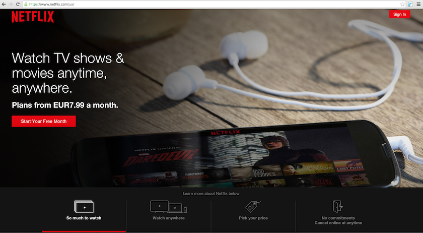 Новость месяца: Netflix к нам приходит!