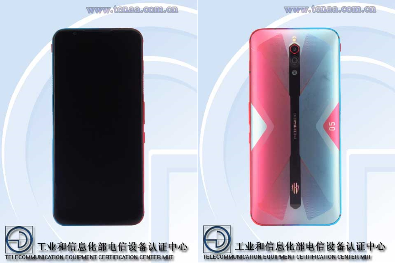 Nubia Red Magic 5G в TENAA: незвичайне забарвлення, дисплей без вирізів, три камери та топовий чіп Snapdragon 865
