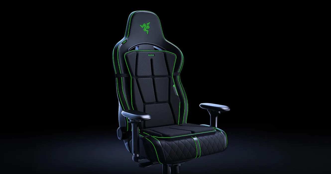 Відчути гру... сідницями: Razer показала накладку для ігрового крісла з тактильною віддачею
