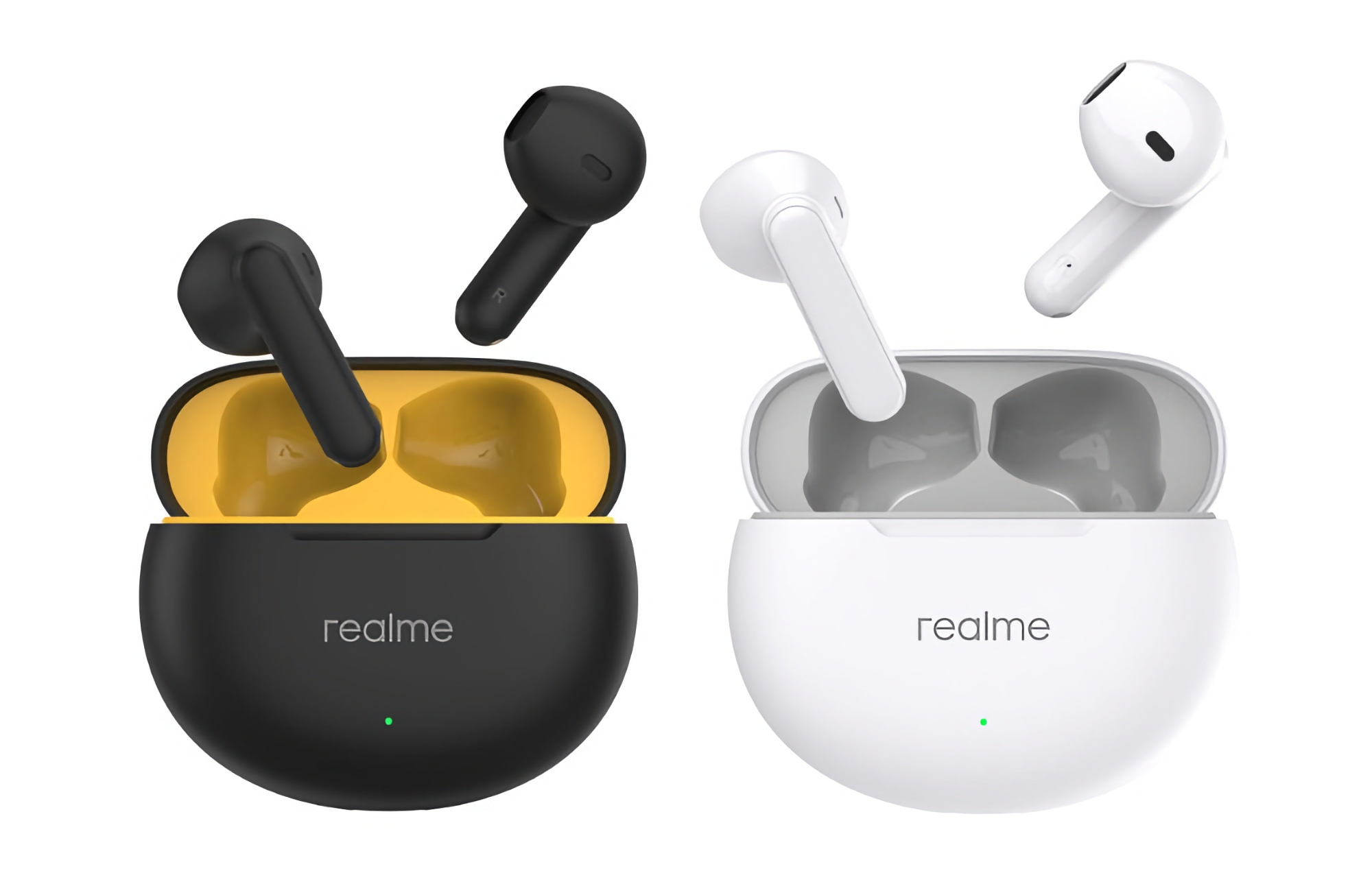 Realme Buds T01 : écouteurs TWS avec Bluetooth 5.4, protection IPX4, Google Fast Pair et jusqu'à 28 heures d'autonomie pour $15