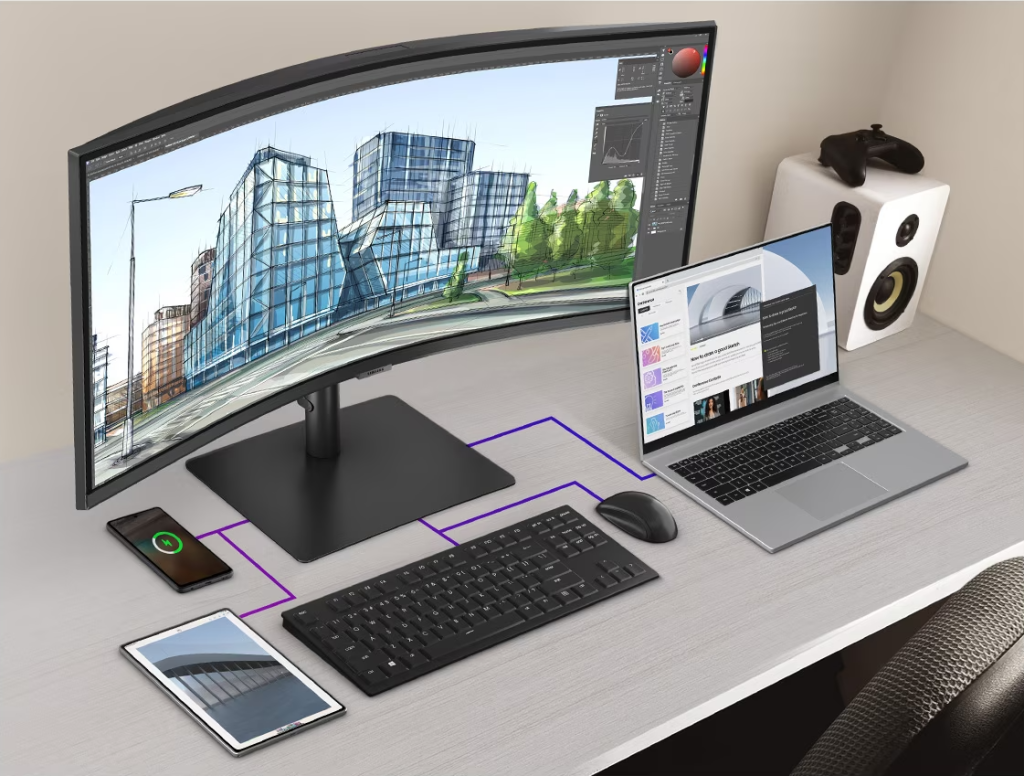 34", WQHD+, 100 Гц і 1000R - Samsung анонсувала в Європі вигнуті монітори ViewFinity S6