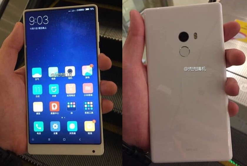 Реальные фото белого Xiaomi Mi Mix
