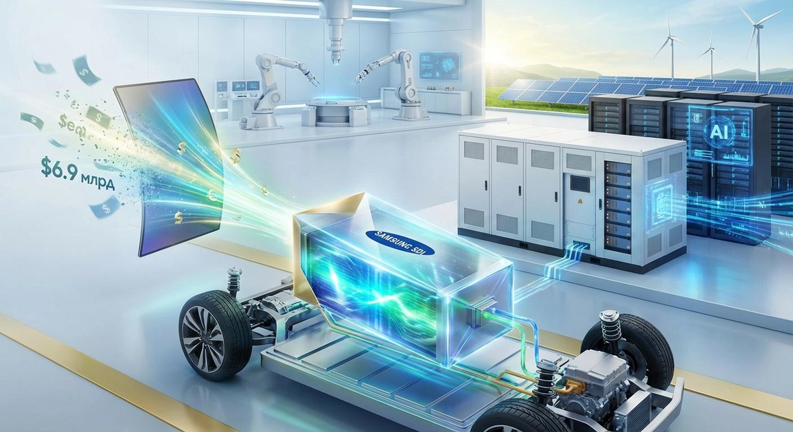 Виробнича лінія акумуляторів Samsung SDI