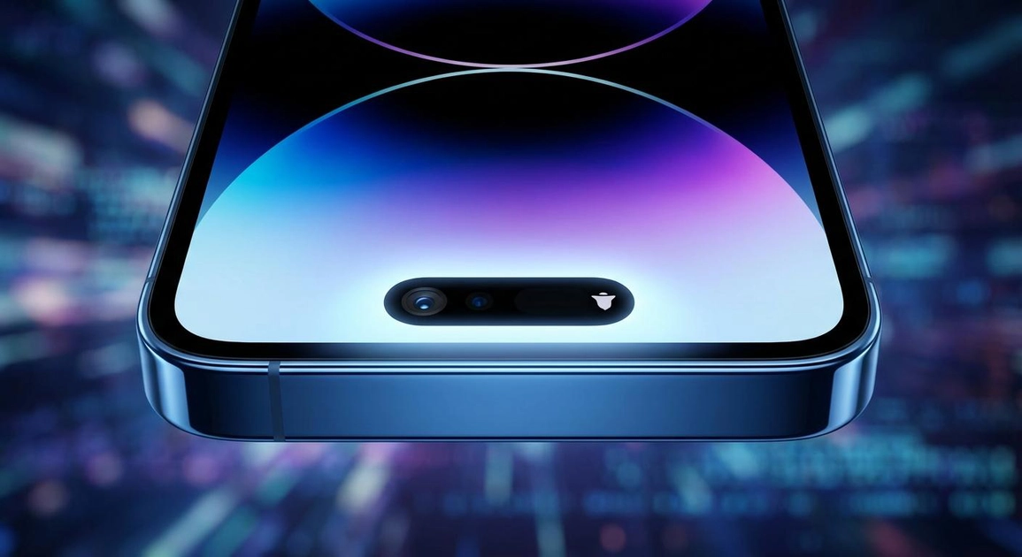 Рендер смартфона Apple з оновленою фронтальною камерою