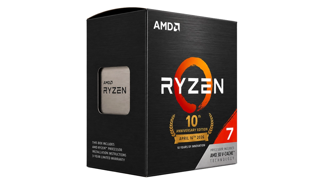 Упаковка процесора AMD Ryzen 5800X3D Anniversary