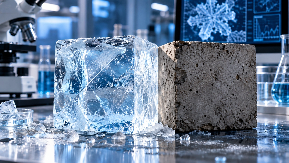 Le BioPykrete associe nanocristaux de cellulose et une protéine chimère pour obtenir une glace aussi résistante que le béton.