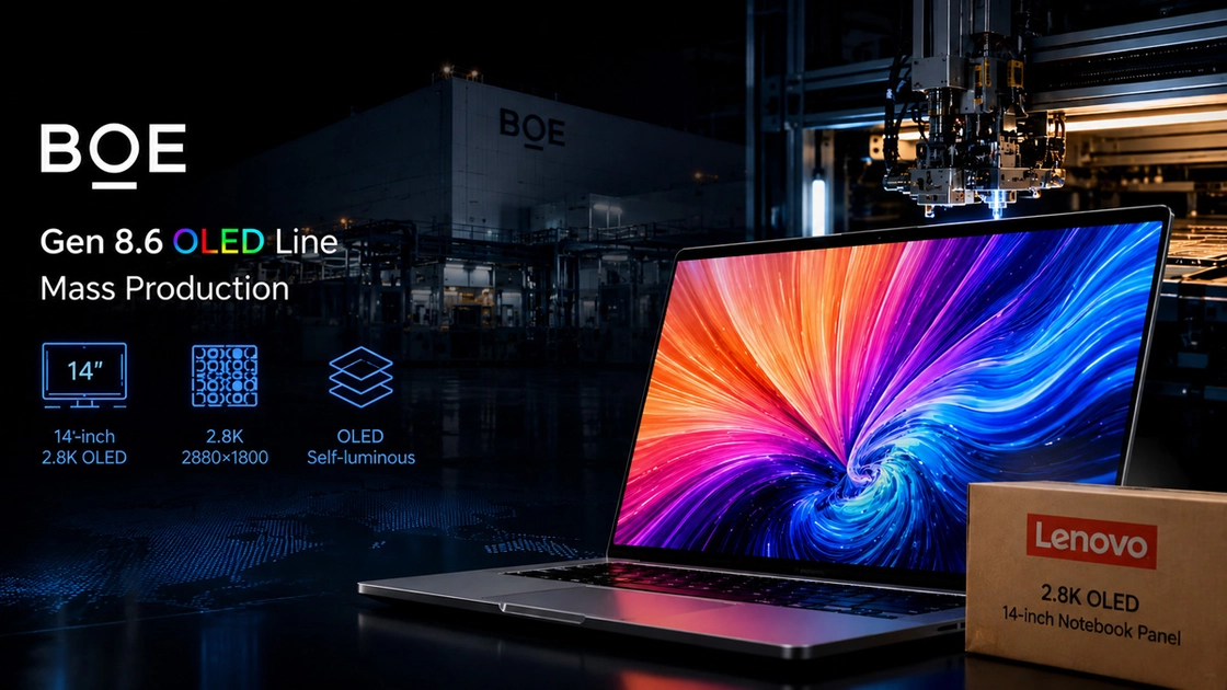 Виробнича лінія OLED-панелей на заводі BOE