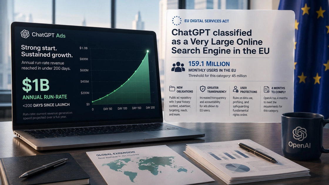 Інтерфейс рекламного кабінету OpenAI