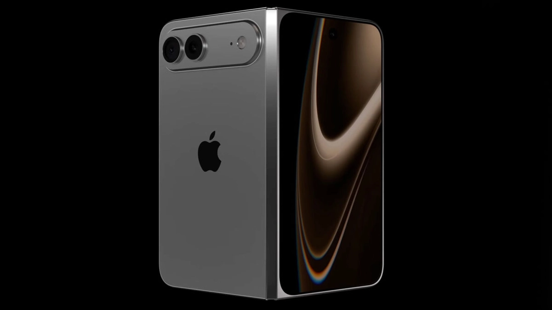 Рендер гнучкого iPhone книжкового типу