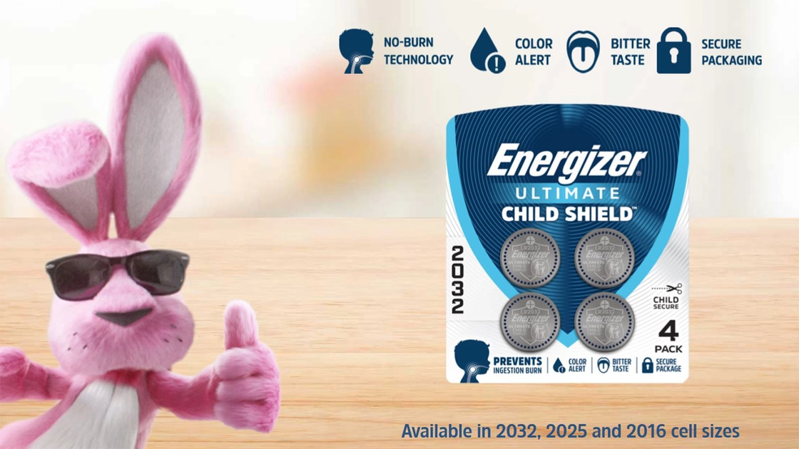 Батарейки Energizer Ultimate Child Shield у пакуванні