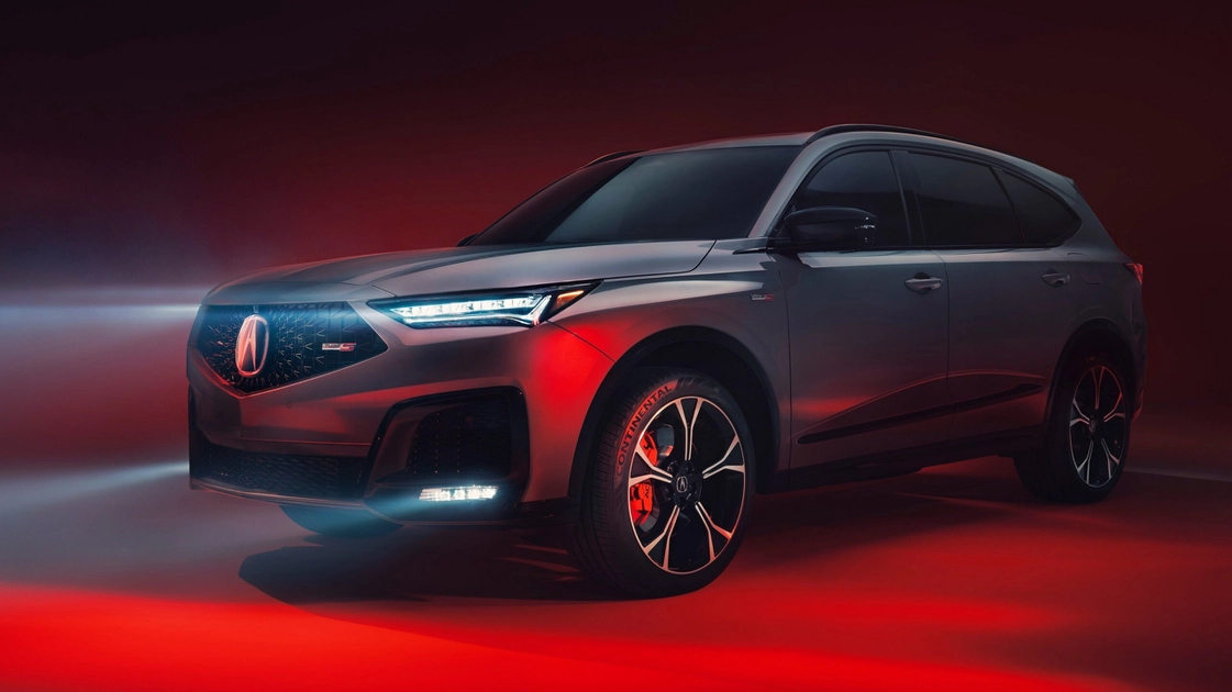 Acura MDX Type S в студийном свете