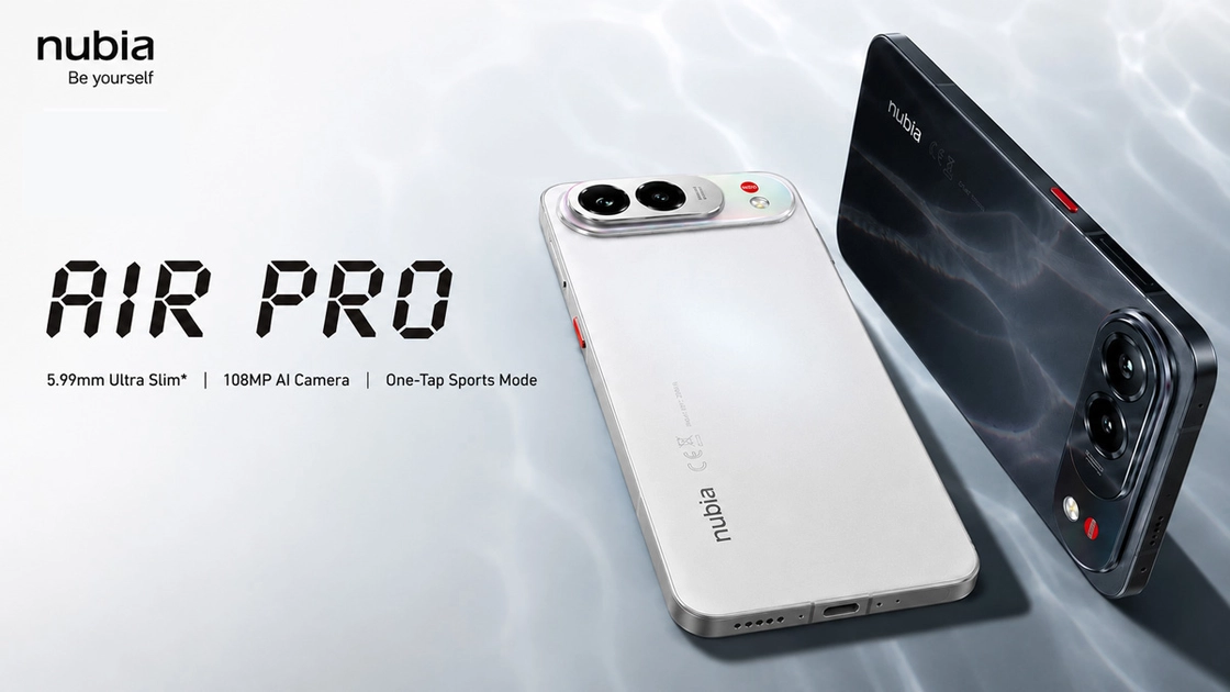 Ультратонкий смартфон Nubia Air Pro у руках