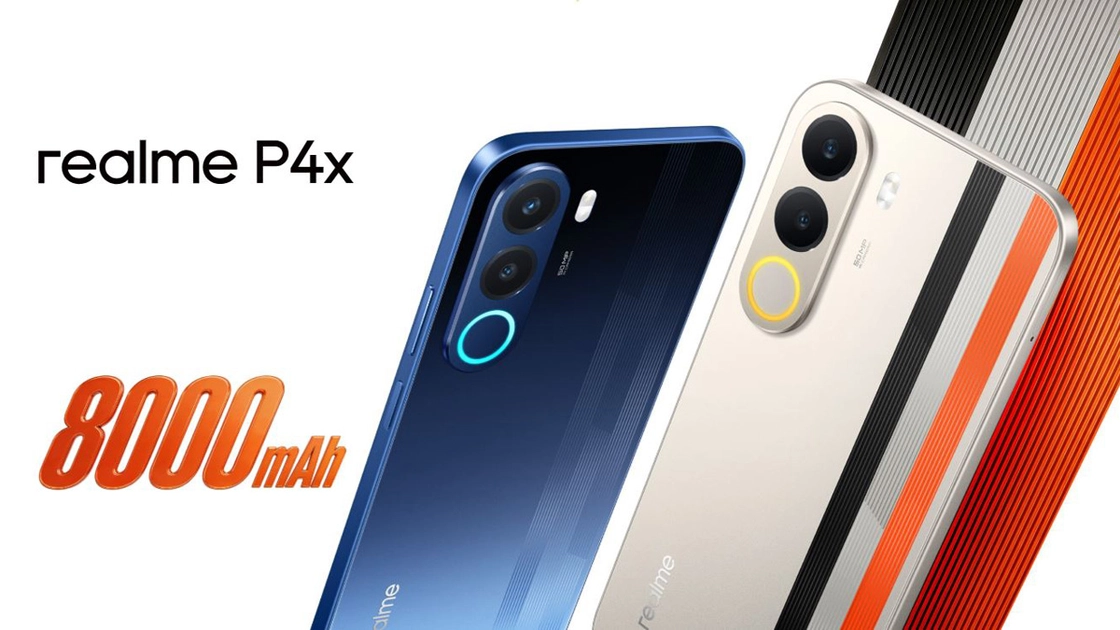 Смартфон Realme P4x 4G у двох кольорах