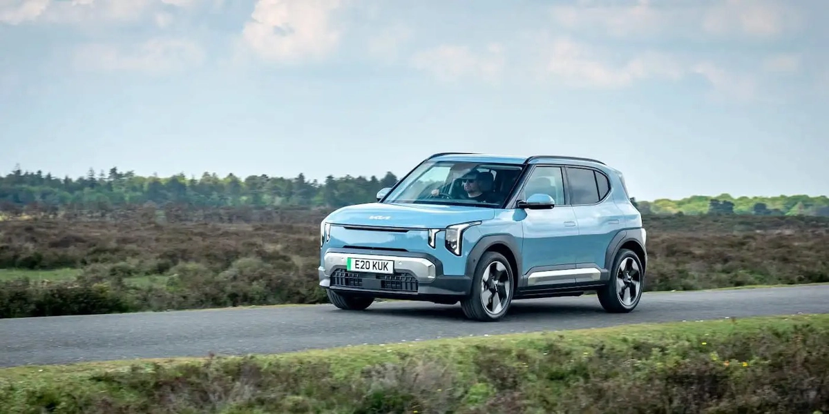 Kia EV3 на британських дорогах