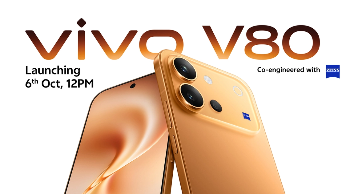 Смартфон Vivo V80 у різних кольорах