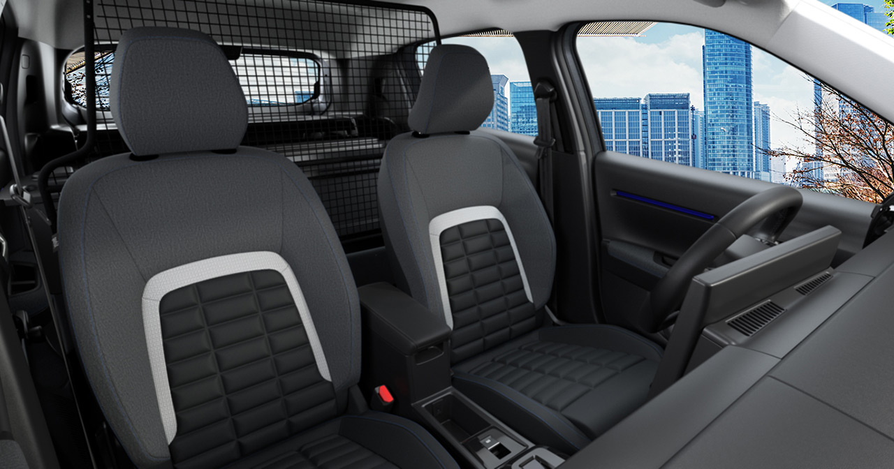 Intérieur du Citroën e-C3 VAN