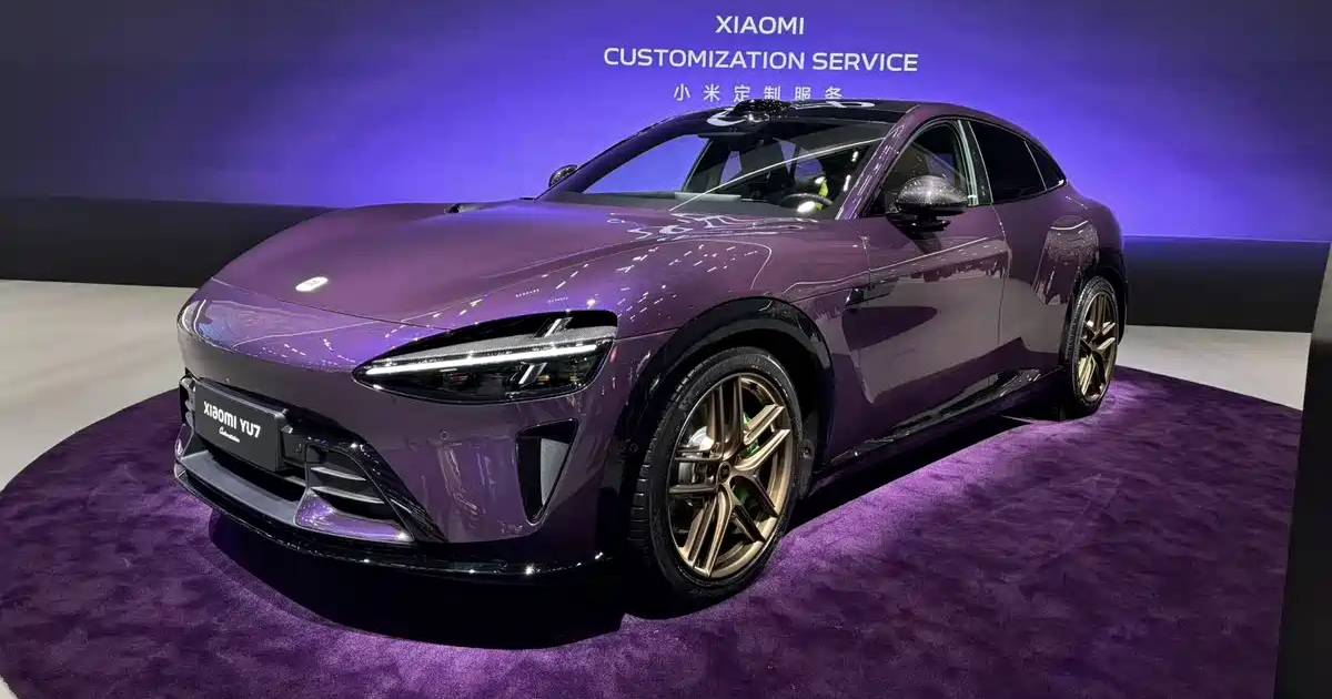 Детали кузова YU7 Max в премиальной окраске