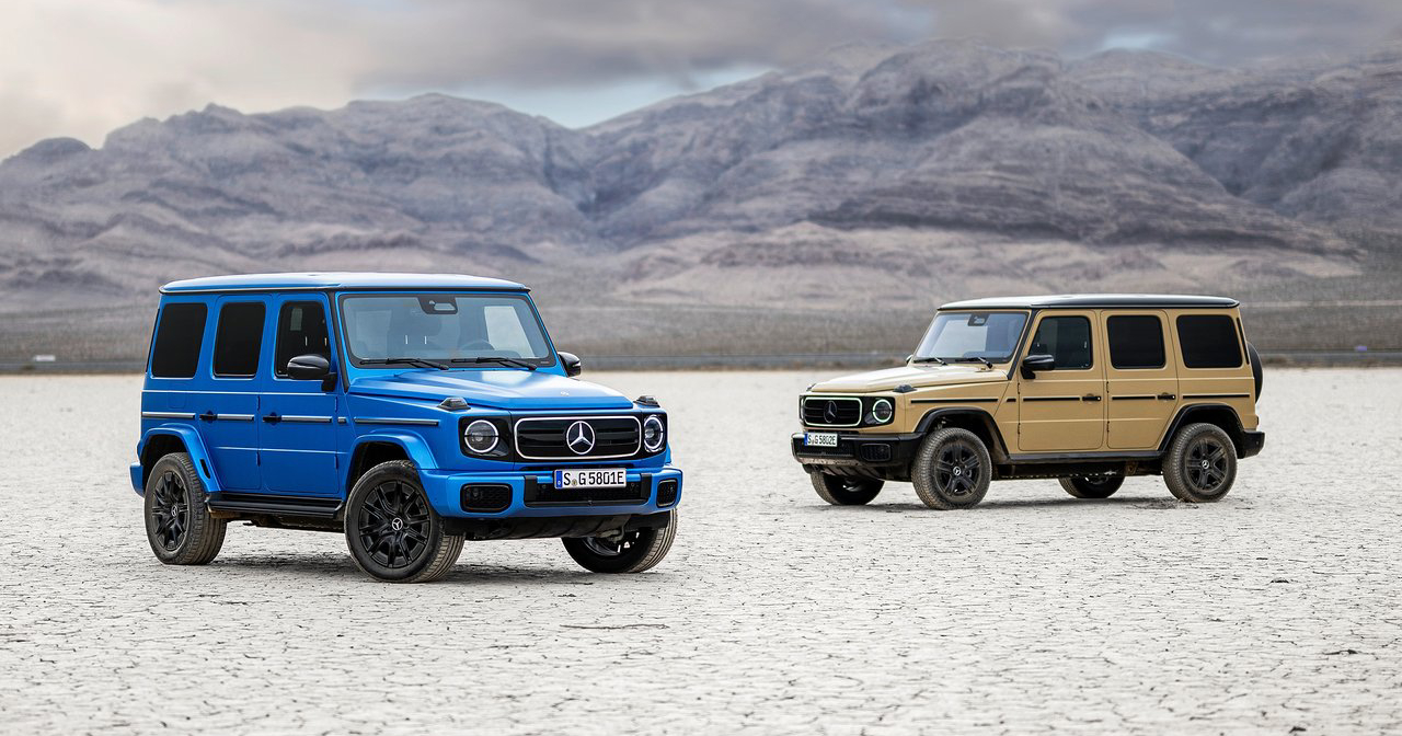 Електричний G-Class на дорозі
