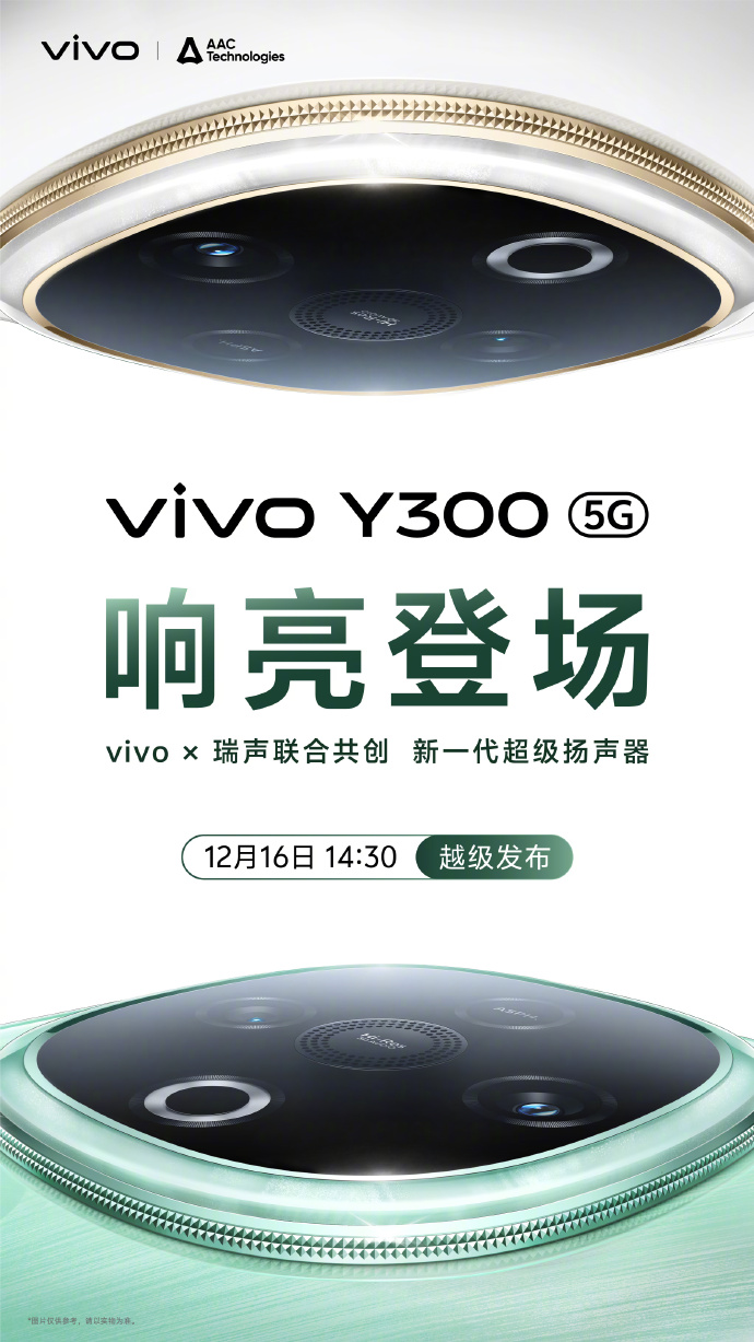 Haut-parleur arrière du smartphone Vivo Y300