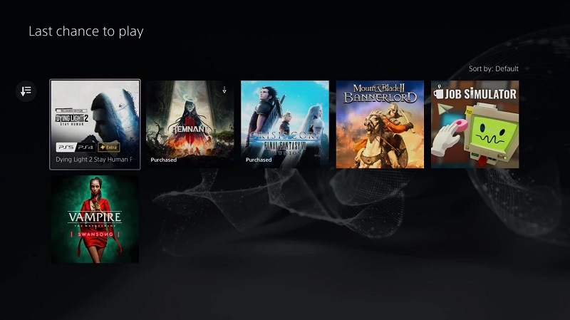 Зображення ігор, доступних у PS Plus