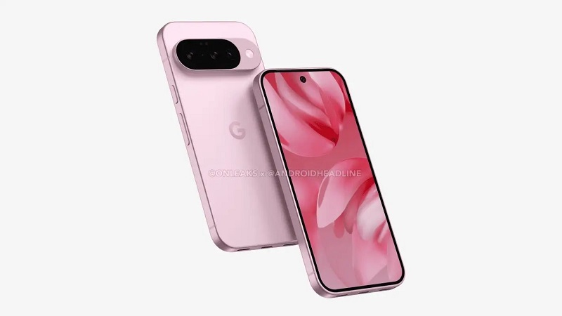 Rendu de l'appareil photo du Google Pixel 10