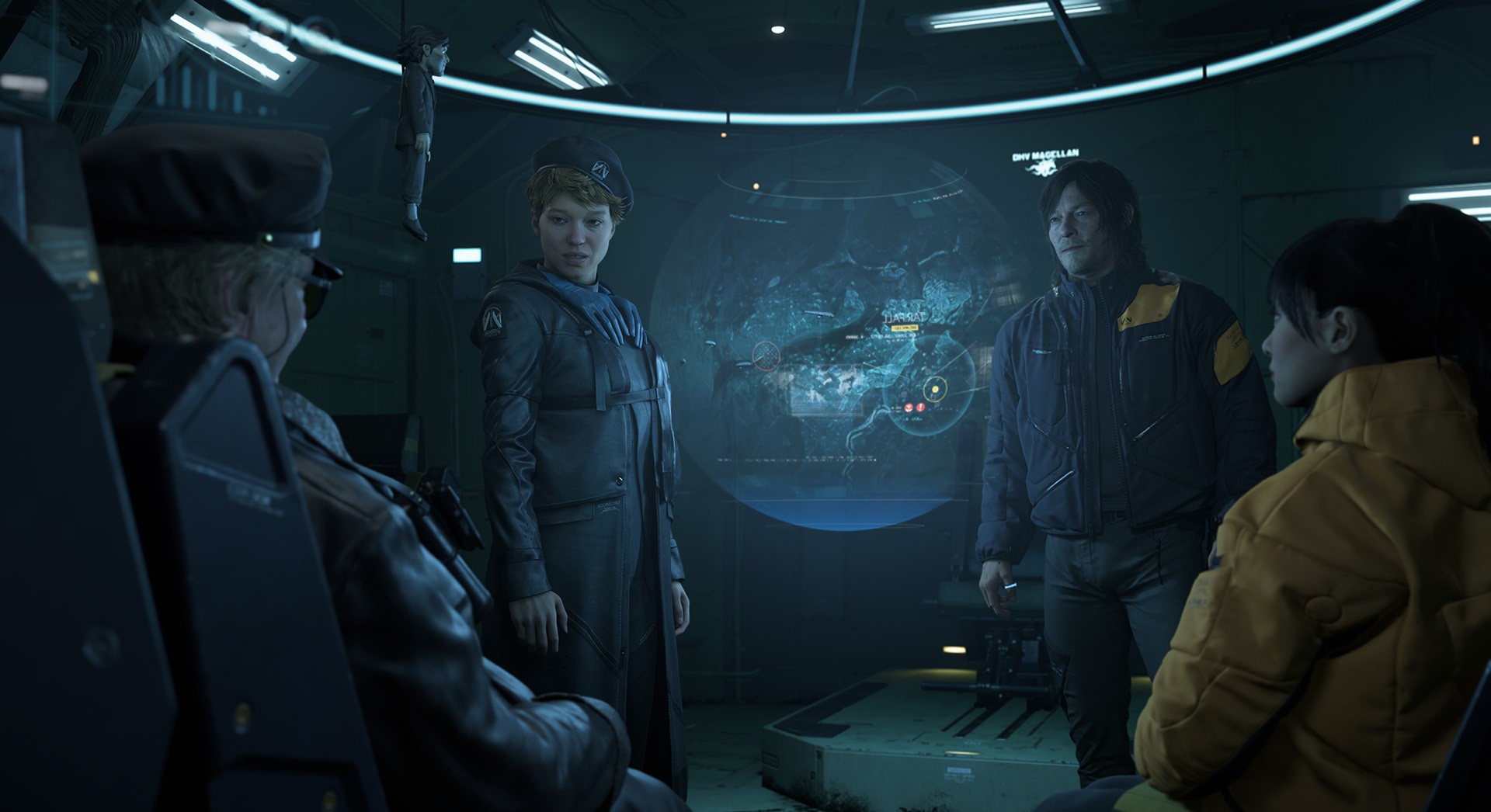 Сцена з Death Stranding 2, де переплітаються кіно і ігри