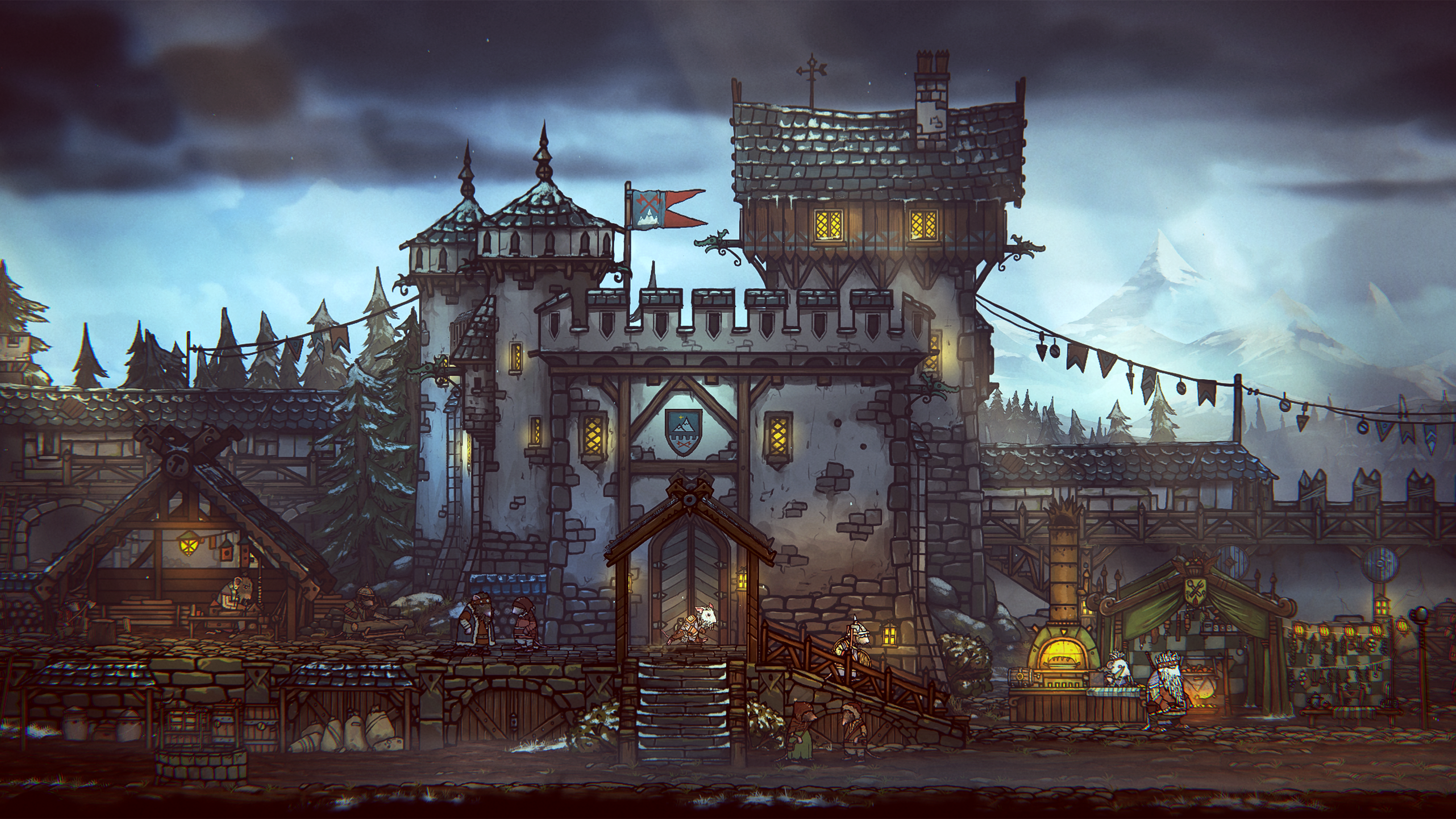 Snowy territory in Tails of Iron 2