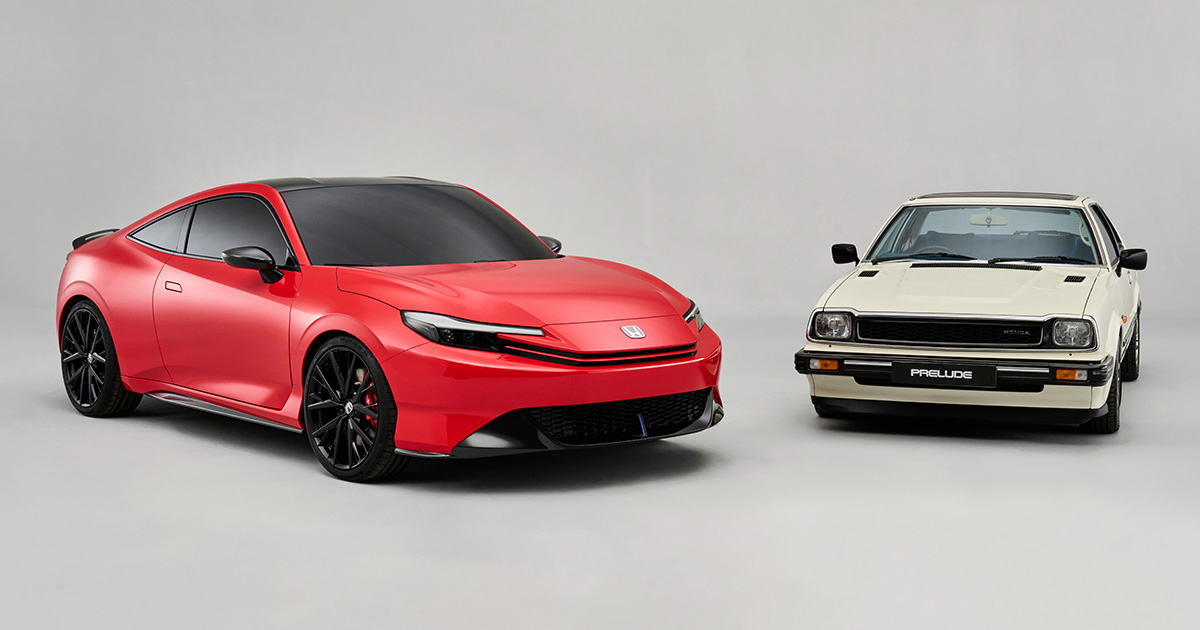 Honda Prelude концепт и первое поколение Prelude