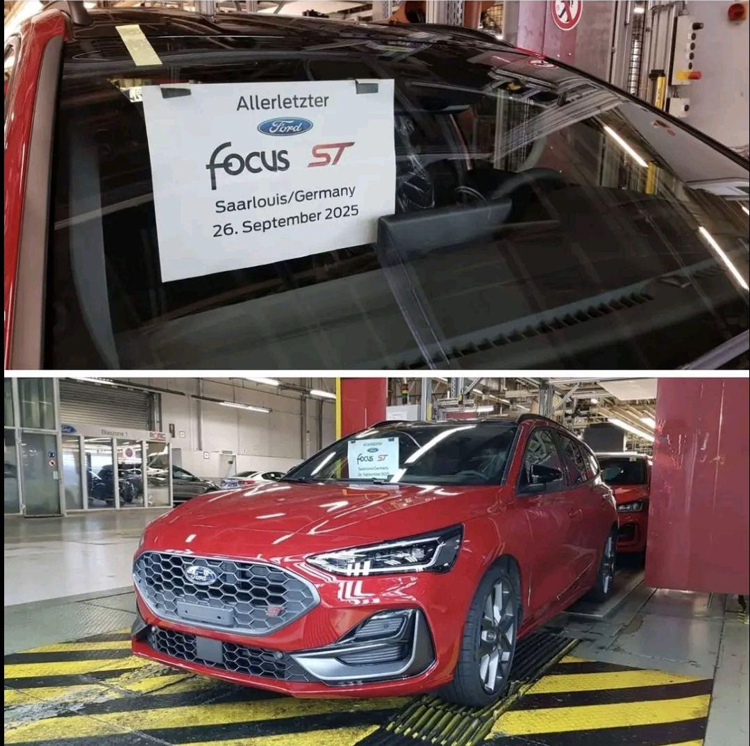 Останній Ford Focus ST на заводі Ford Motor у Зарлуї, Німеччина