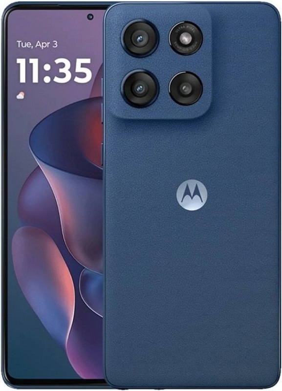 Задняя панель Motorola Edge 60 Stylus в цвете Pantone Surf the Web