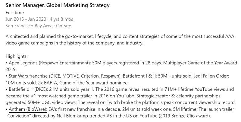 L'échec d'Anthem n'a pas été un désastre pour Electronic Arts : le nombre de copies vendues du shooter scandaleux de BioWare a été révélé-2