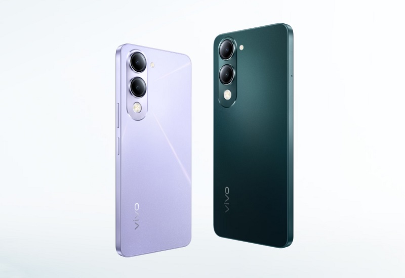 Smartphone Vivo Y19s GT 5G sur fond de nature