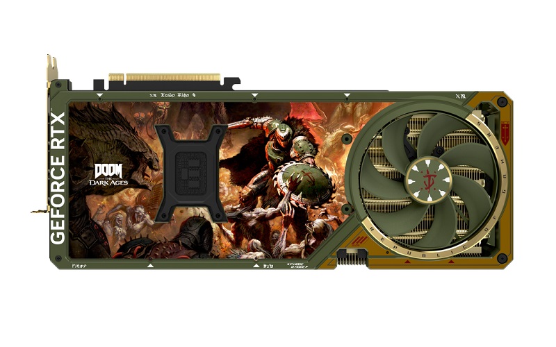 Design de la carte graphique ROG Astral GeForce RTX 5080 DOOM Edition