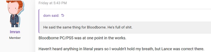 Інсайдер: Sony дійсно працювала над оновленою версією Bloodborne для PS5 і PC, але з якоїсь причини відмовилася від цих планів-2