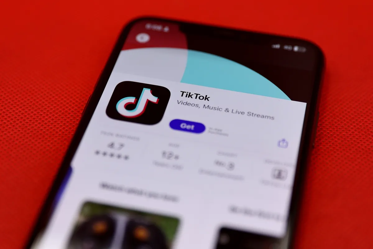 The TikTok app for IOS. Illustration: Bloomberg