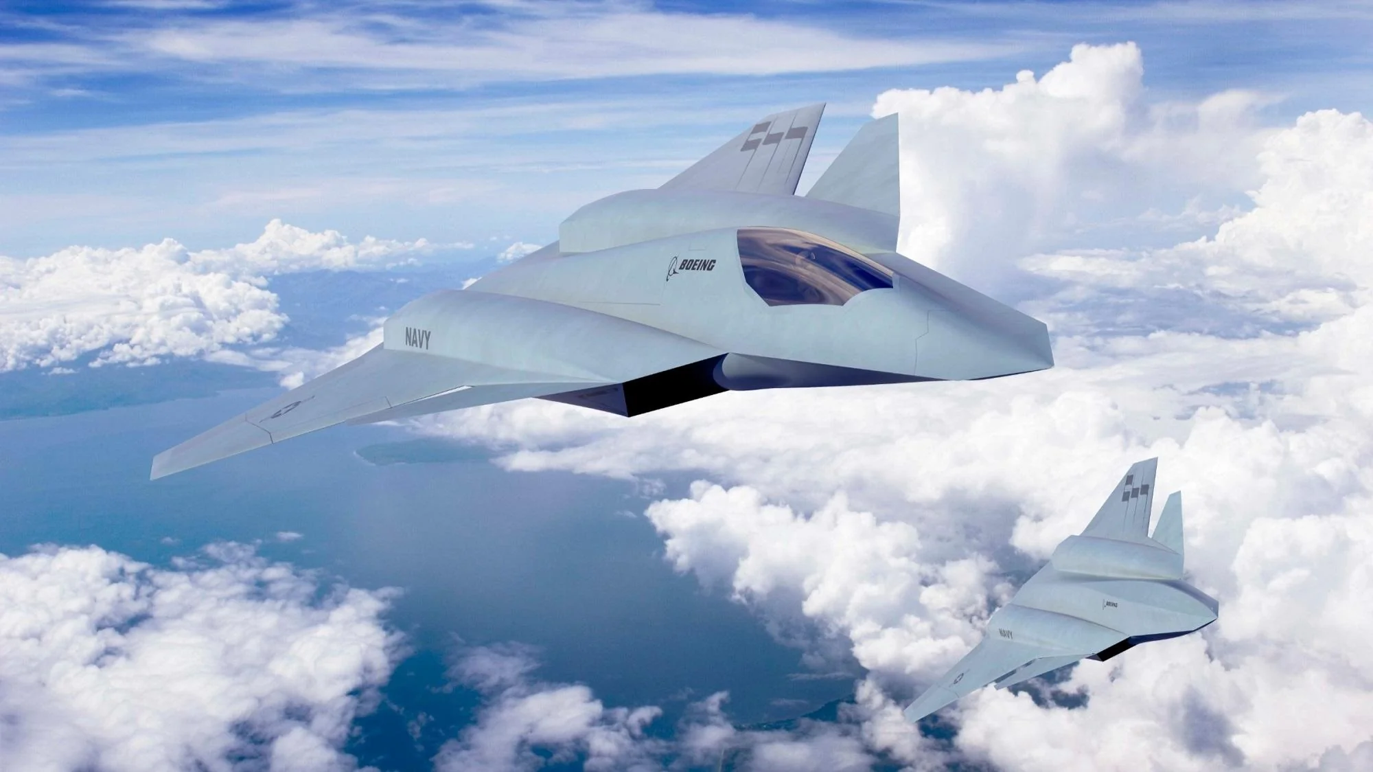Rendu de l'avion dans le cadre du programme F/A-XX