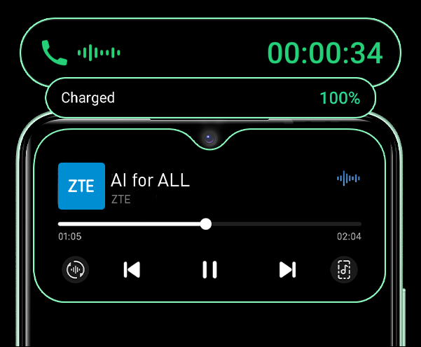 Функція Live Island 2.0 від ZTE