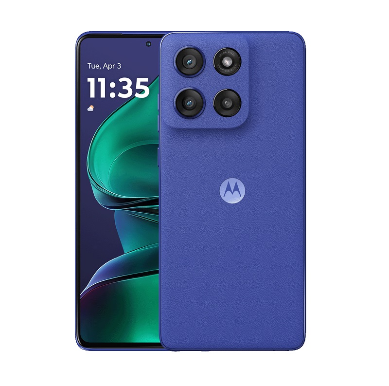 Motorola Edge 60 Stylus на фоне городского пейзажа