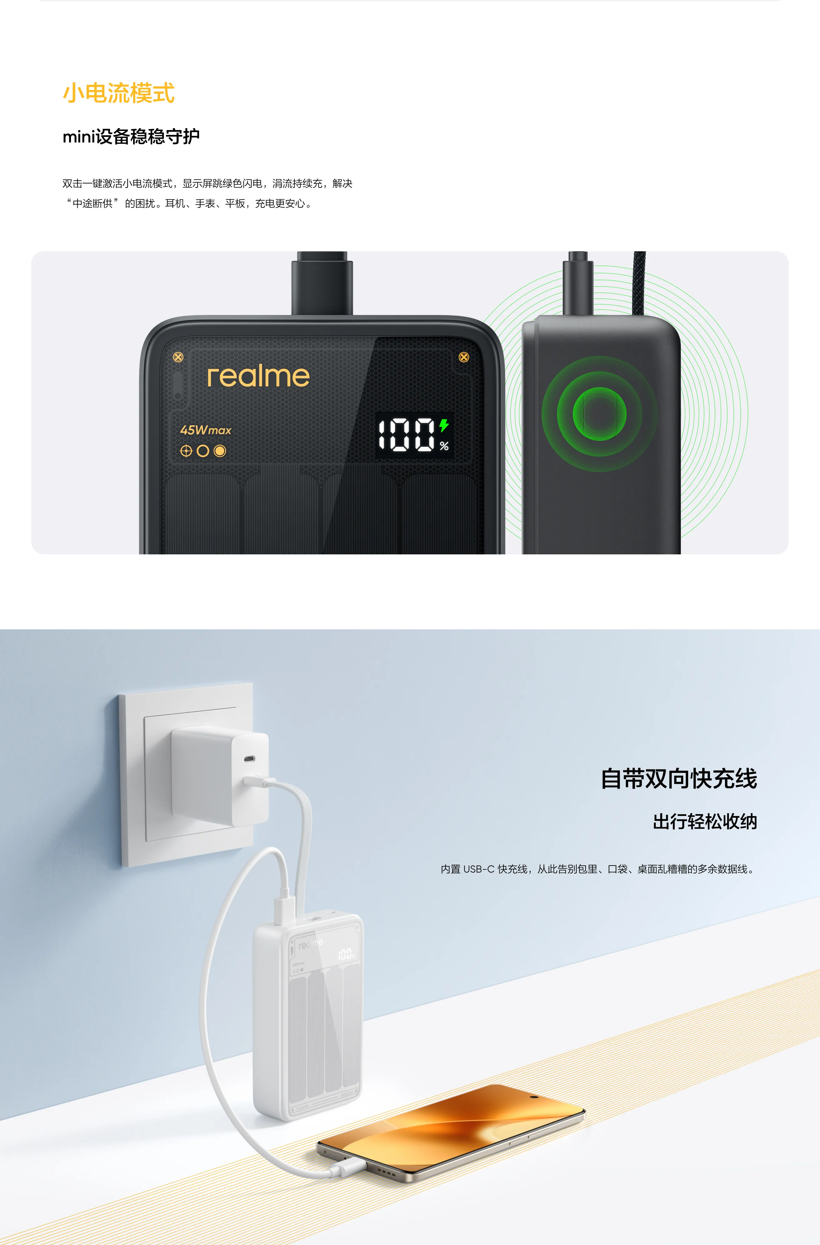 Порти Realme 45W Power Bank