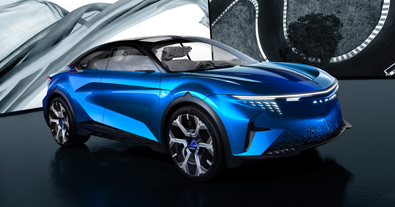 Концепт-кар Alpine A390 на Парижском автосалоне