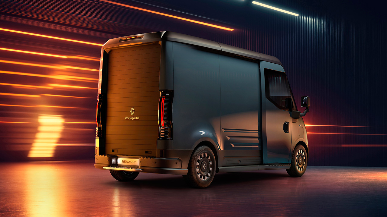 Електричний LCV Estafette в русі