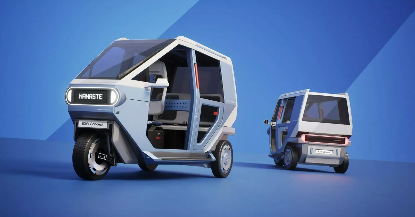 Электрический трехколесный концепт от Hyundai