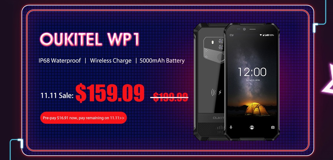 Смартфоны OUKITEL на распродаже 11.11: скидки до 50%-3 2018双十一_04.jpg