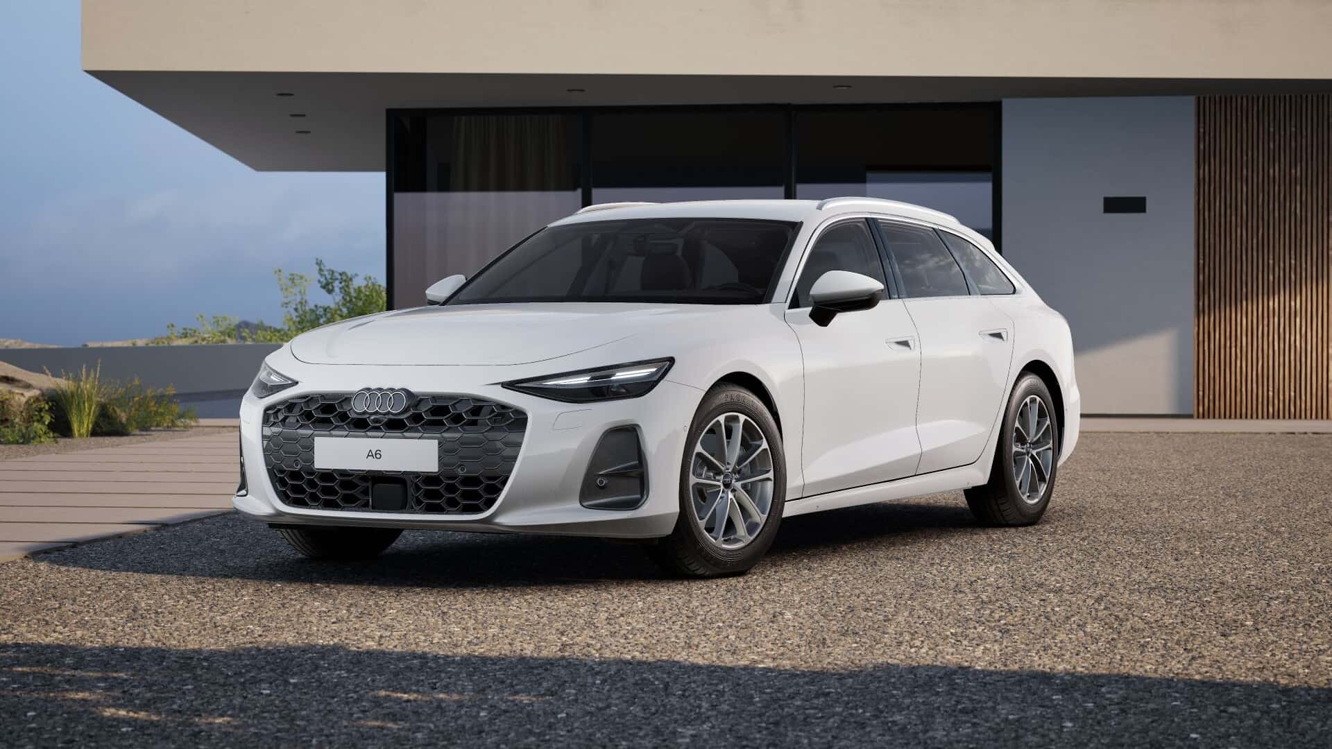 Дизайн Audi A6 Avant 2025 у базовій комплектації