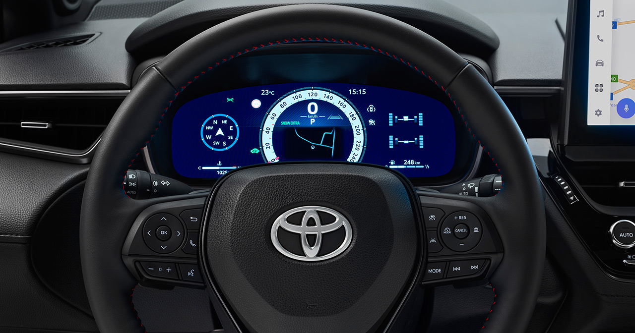 Унікальна решітка радіатора Toyota Corolla Cross GR Sport