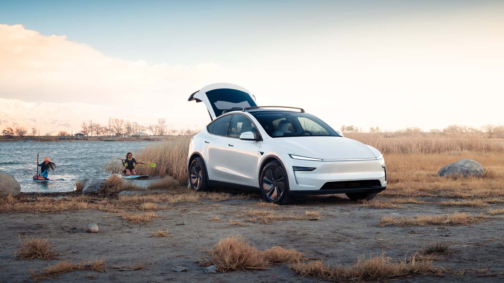 The updated Tesla Model Y Juniper crossover - view 1