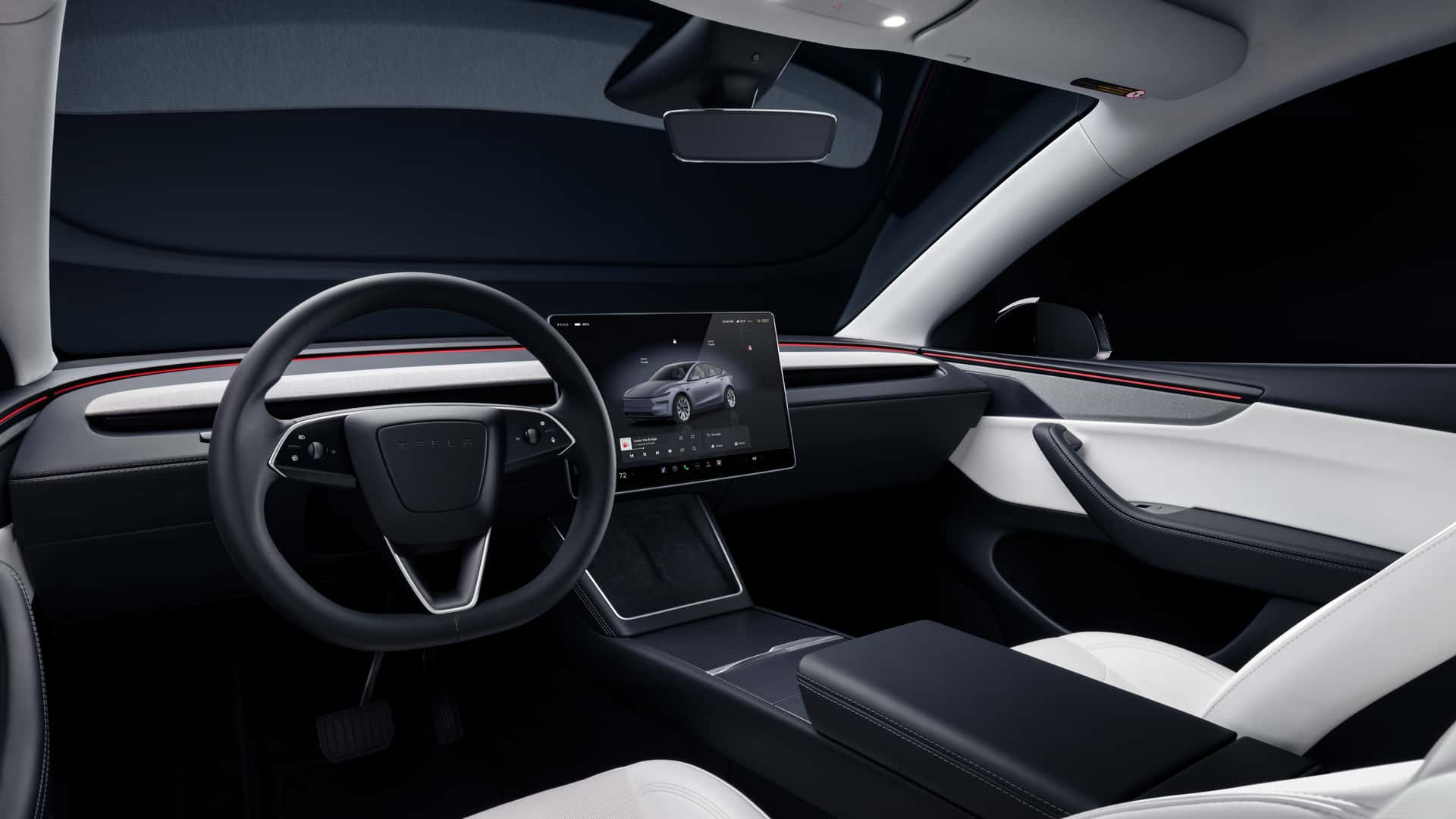 The updated Tesla Model Y Juniper crossover - view 3