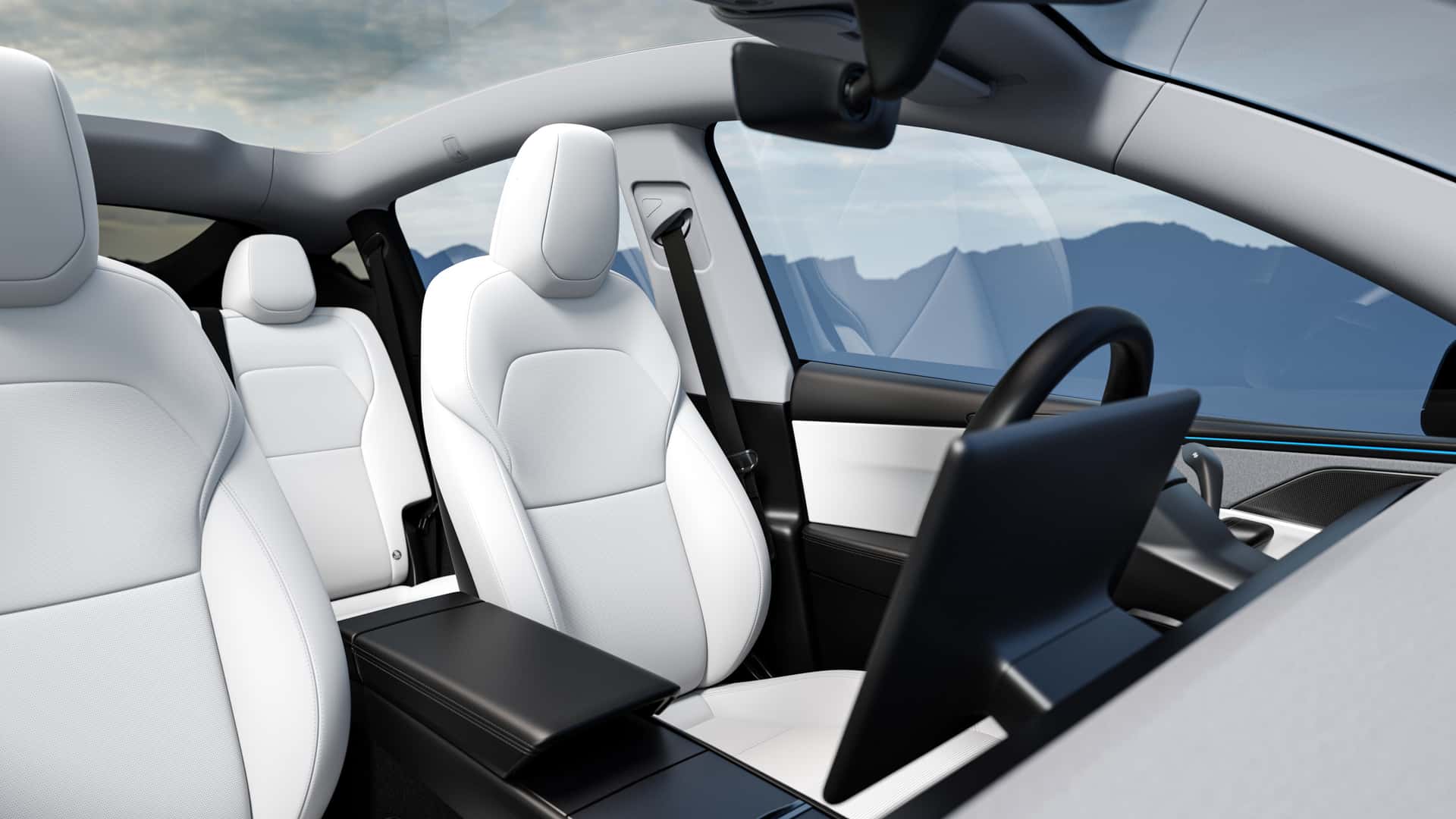The updated Tesla Model Y Juniper crossover - view 4