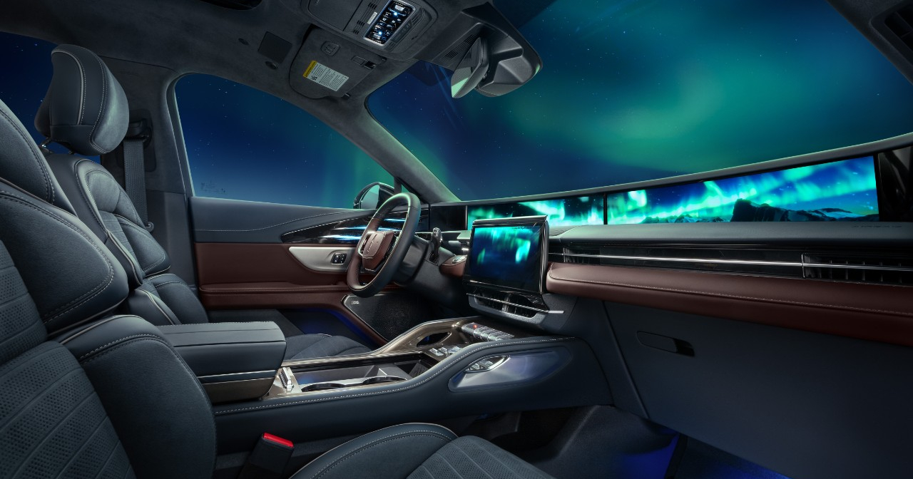 2026 Lincoln Nautilus Black Label interior inspired by the Northern Lights 1