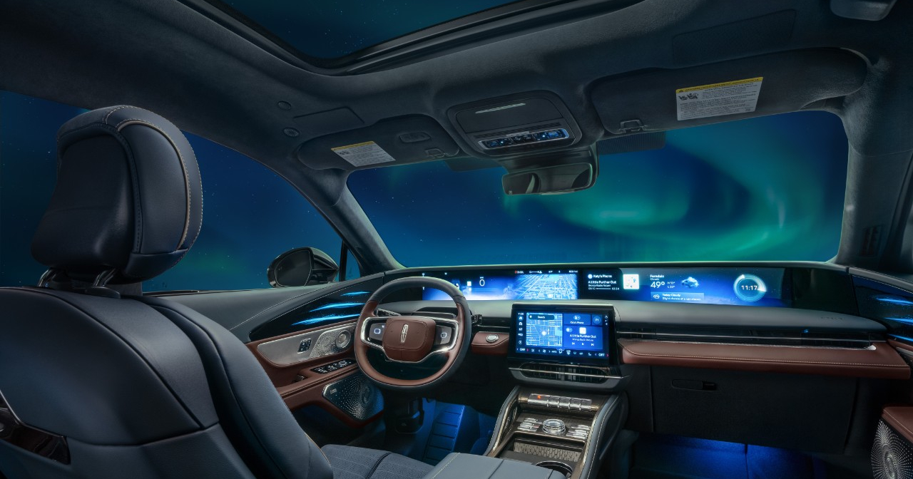 2026 Lincoln Nautilus Black Label interior inspired by the Northern Lights 4